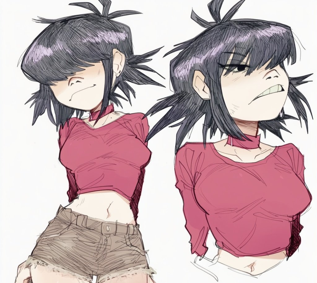 #gorillaz
Been a while since I've posted any Noodle.. I miss the phase 2 bobcut..