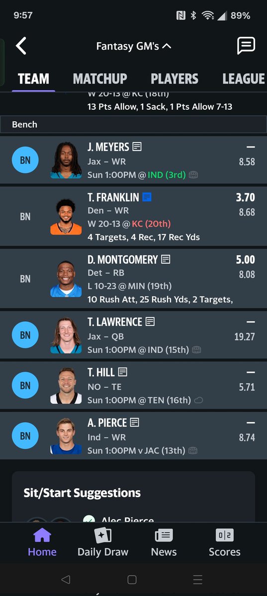 mitchellspies's tweet photo. @NFL_Convo Start sit help https://t.co/Sn0R6LOsrI