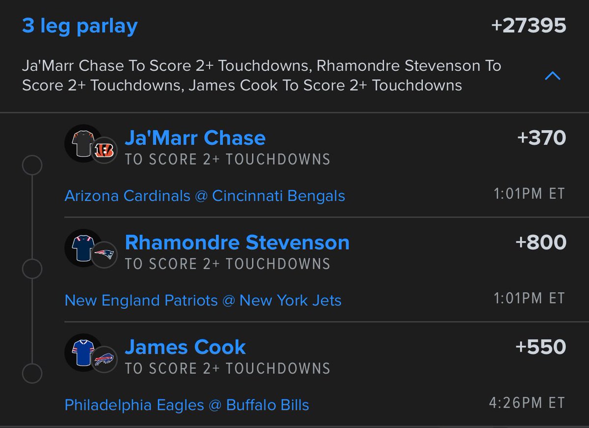 SpenceBets42's tweet image. Sunday Tuds 🏈 

RR the 2s ✌️