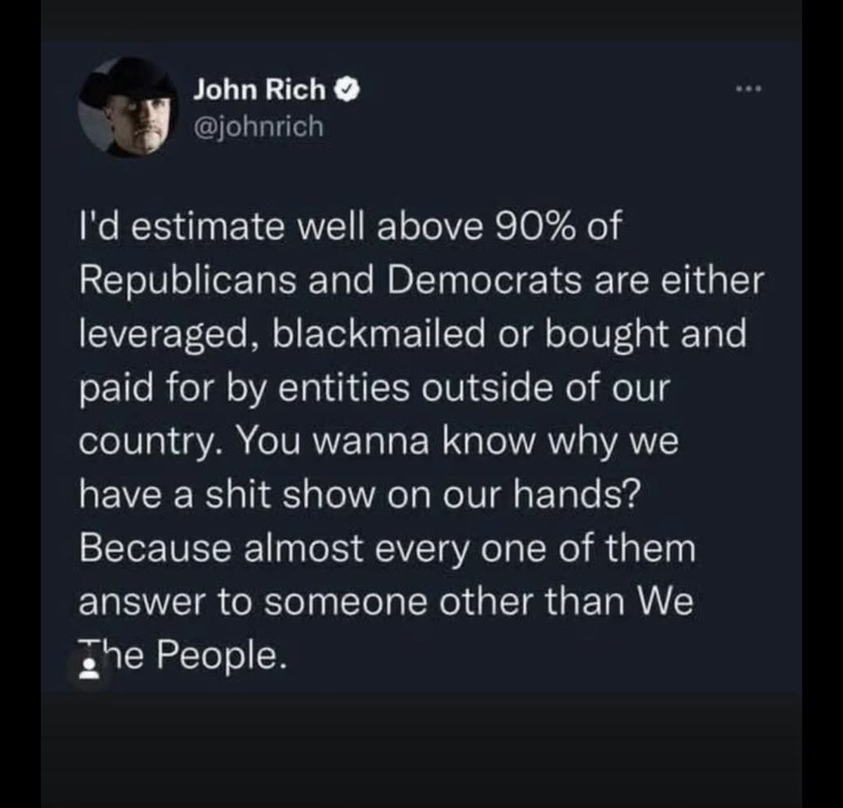 GenFlynn's tweet image. I disagree @johnrich it’s more like 99 % 😡