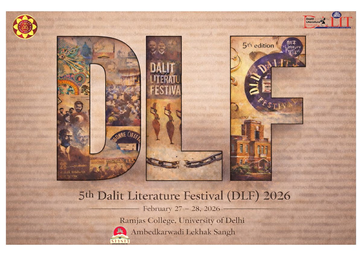 Come...
Celebrate the eon-long solidarity rooted in togetherness, brotherhood, and conscience! Celebrate Cultures! Celebrate Humanity!
Come, let's Celebrate DLF 2026!
#dalitliteraturefestival2025-26
#Literature 
#litraturefestival
