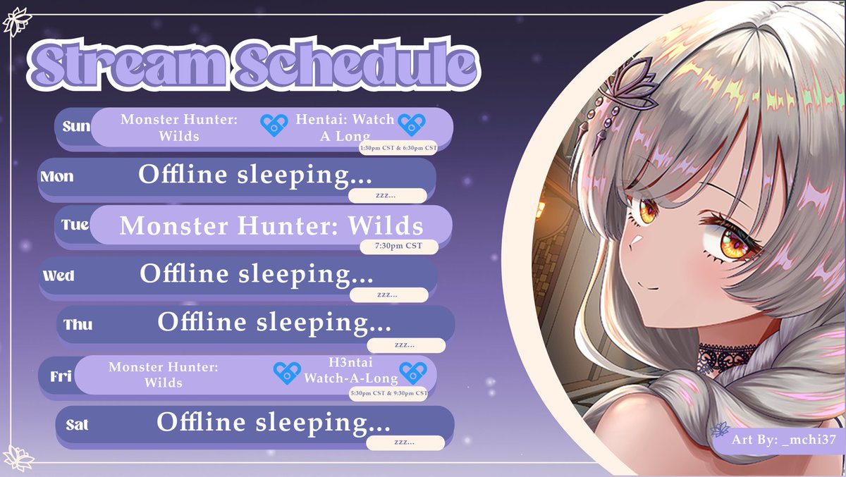 HowlingLotusVT's tweet image. SCHEDULE OUT~

The New Year Is Almost Here🎉

Can’t wait to see yall :3