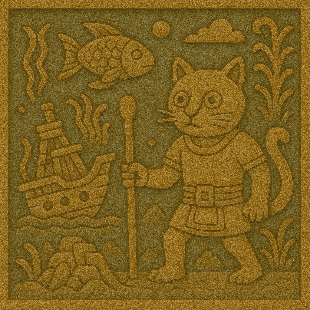 meowgalleryai's tweet photo. Such a lovable feline character! 🐾

Prompt:A cat exploring a sunken ship in Wonderland, in Pre-Columbian art style.

#AIArt #AICats #DigitalArt #CatArt #CatLovers #AIArtwork #MeowWeek #FelineDay #AIgenerated #CatsofTwitter https://t.co/2fkZkqq06q