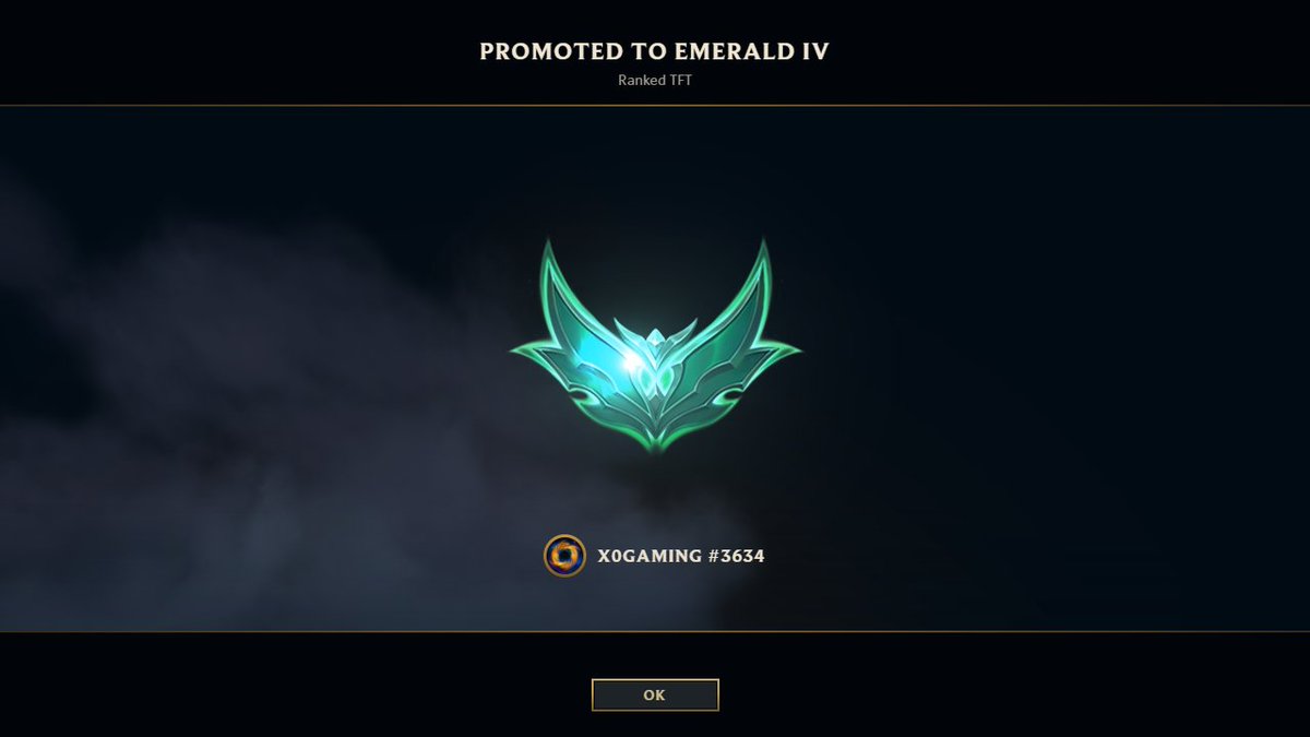 After seeing all the fun everyone was having in Paris, I tried #tft...

2 weeks later I made it to Emerald and can't stop playing! 

<a href="/TFT/">Teamfight Tactics</a> I now have a reroll addiction, pls help