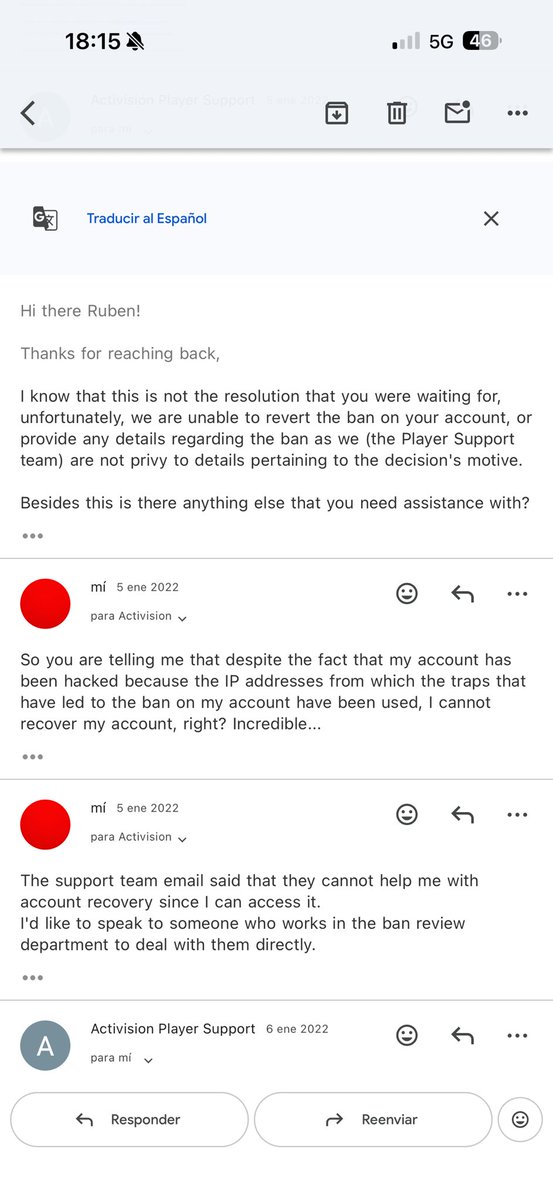 Me banearon en Warzone sin pruebas.
Demostré que las IPs de los cheats no eran mías.
Activision lo sabía.

Aun así, me dejaron fuera.

Hoy devuelven cuentas… pero solo si tienes nombre.

¿Justicia o marketing, <a href="/Activision/">Activision</a>?