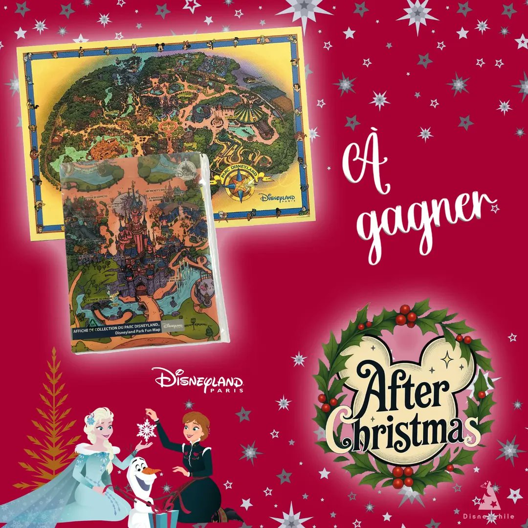 Oh oh oh ! 🎁🎄 RT + FOLLOW pour tenter remporter cette Fun Map du Parc Disneyland ! 
1 gagnant(e) sur X (2 sur Insta, 2 sur Facebook) 😁