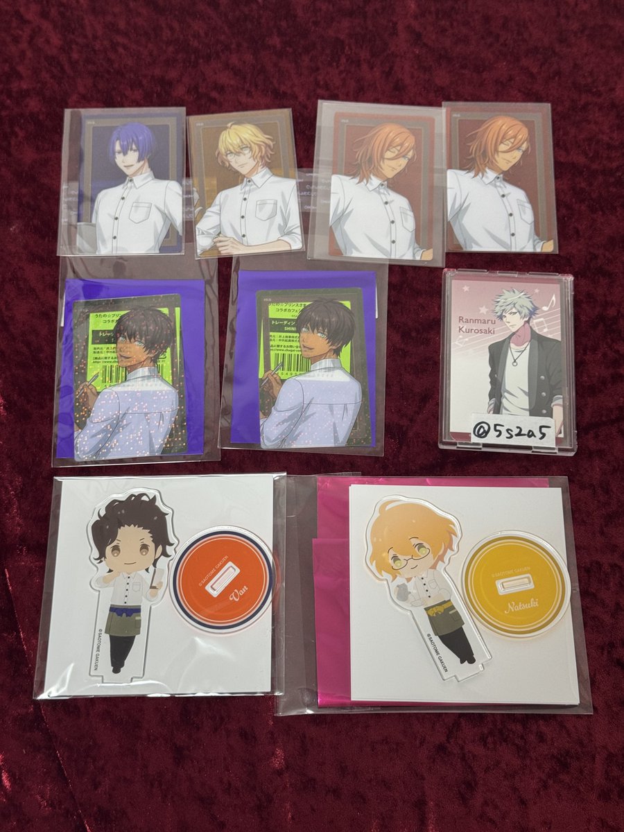 交換】うたプリ スイパラ 新宿 譲) 缶バッジ 音也6,真斗7,那月7,トキヤ