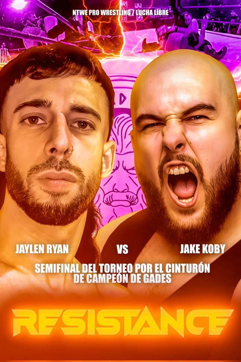 ⚡ RESISTANCE ⚡ 

1ª Semifinal del torneo por el Título Gades 🦁

"MR. TINDER" 💔 JAYLEN RYAN VS. "LA BESTIA UCRANIANA" JAKE KOBY 🇺🇦 

Combate Individual