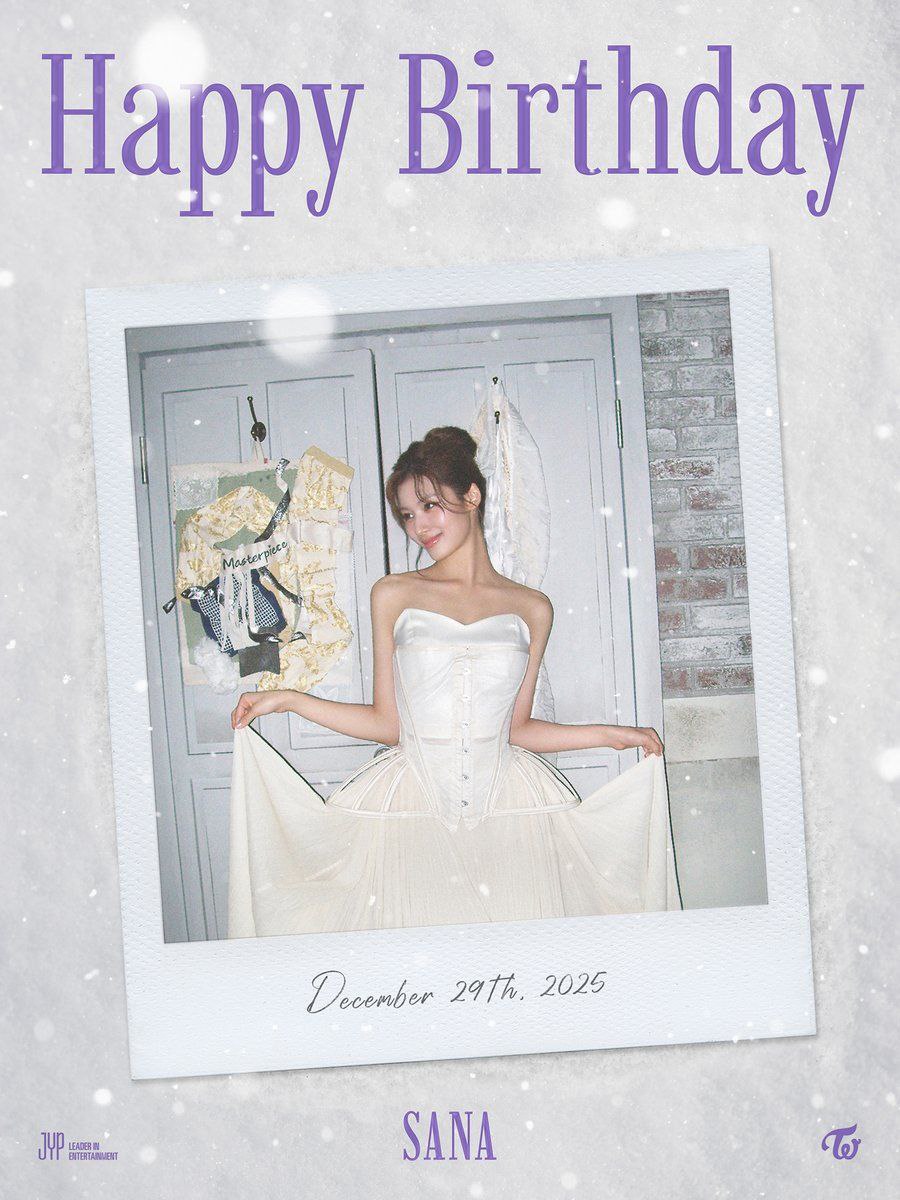 TWICE_Venezuela's tweet photo. Happy Birthday SANA
#HappySANAday โ๏ธ ๐น
#SANA #SANAARCHIVE #HappySanaDay @JYPETWICE https://t.co/rK7mzyUWaq