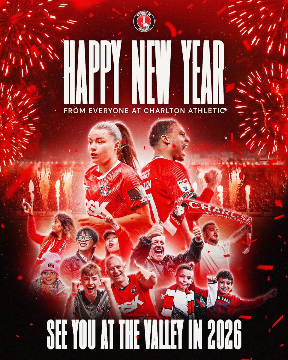 Happy New Year! ❤️

#cafc | <a href="/CAFCWomen/">Charlton Athletic Women</a>
