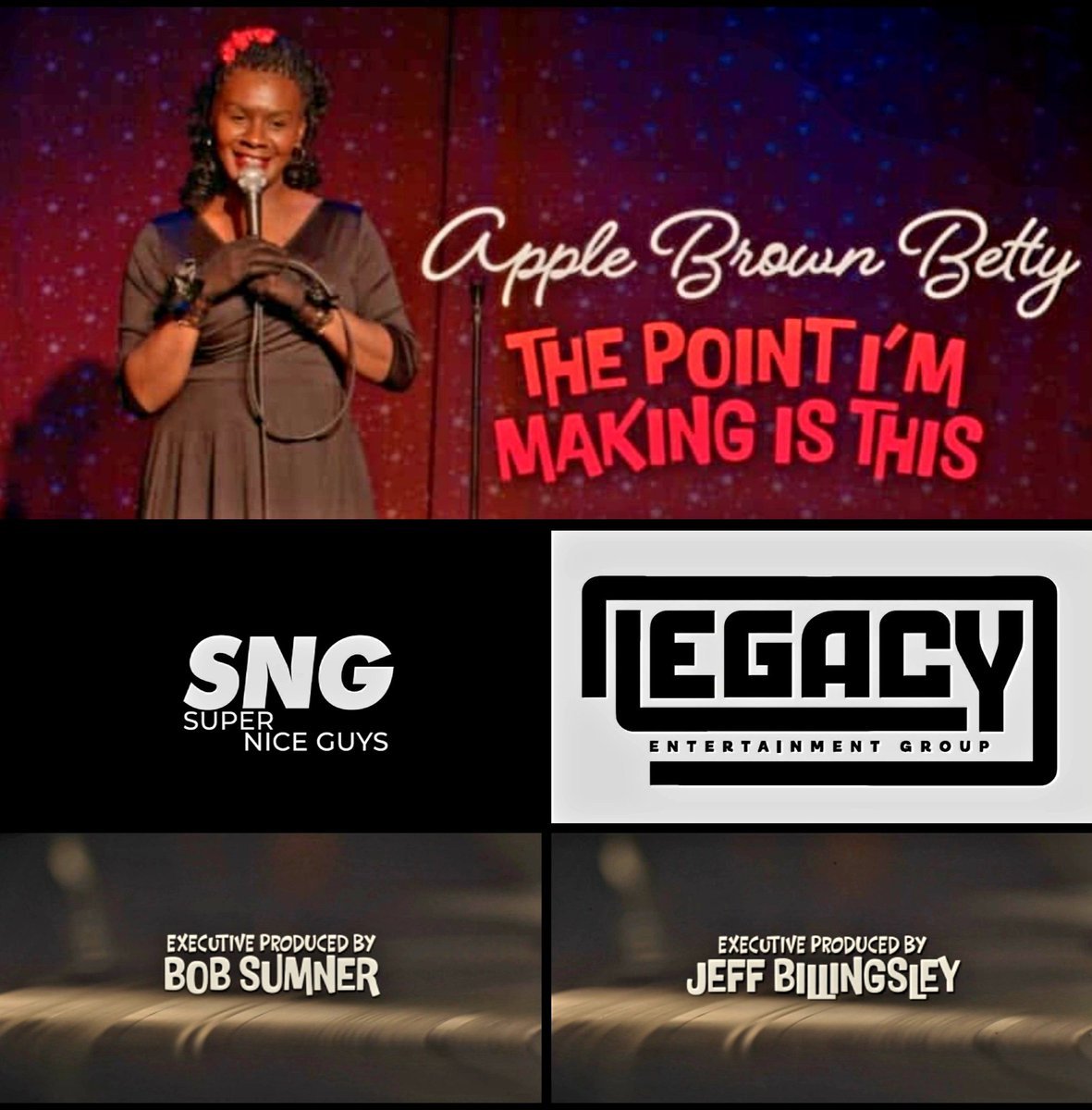 COBBLESTONEMM's tweet photo. FEBRUARY 2026 APPLE BROWN BETTY COMEDY SPECIAL LAUNCH ON ALL STREAMING PLATFORMS PSA! https://t.co/zX4GpeHjvg
