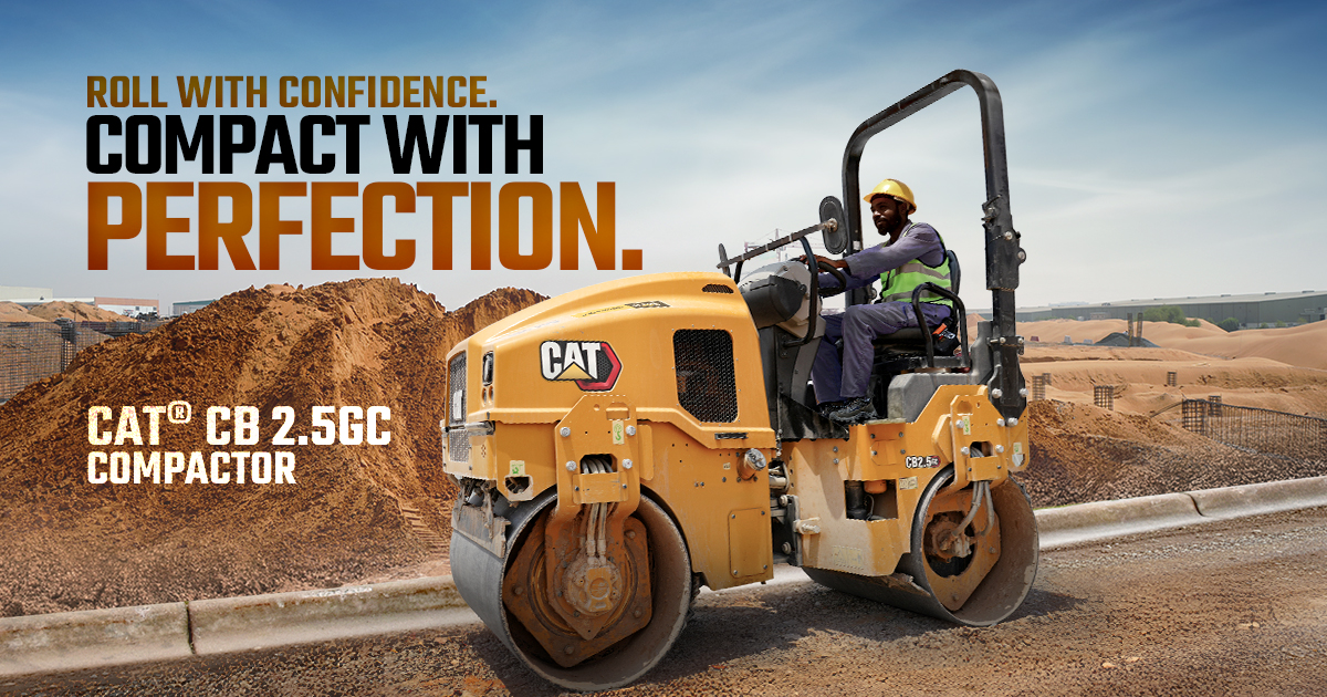 AlBahar_Cat's tweet photo. Compact with confidence! The Cat® CB2.5 GC Compactor delivers power, efficiency, and smooth results for every job. Upgrade your paving game today! https://t.co/CC1ZeCRZcR

#Paving #Construction #AlBaharCat #CatPaving #CatCompactor #CatEquipment #Compactor #RoadConstruction https://t.co/fczRcjssOM