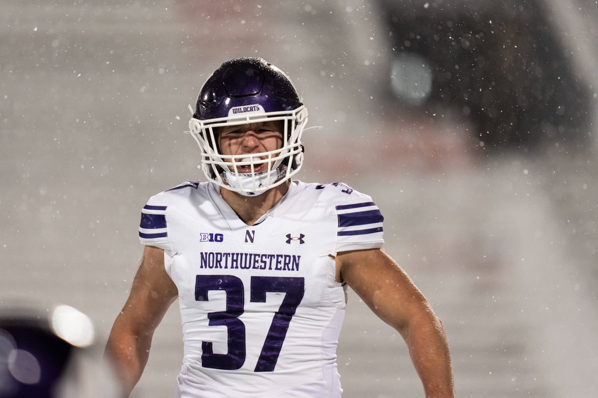 Northwestern graduate student linebacker Mac Uihlein recorded 101 total tackles, four interceptions, 6.0 TFLs and two forced fumbles in 2025.

Uihlein is the first Wildcat to post these figures since at least 2005 and just the third Big Ten player to do since 2006.