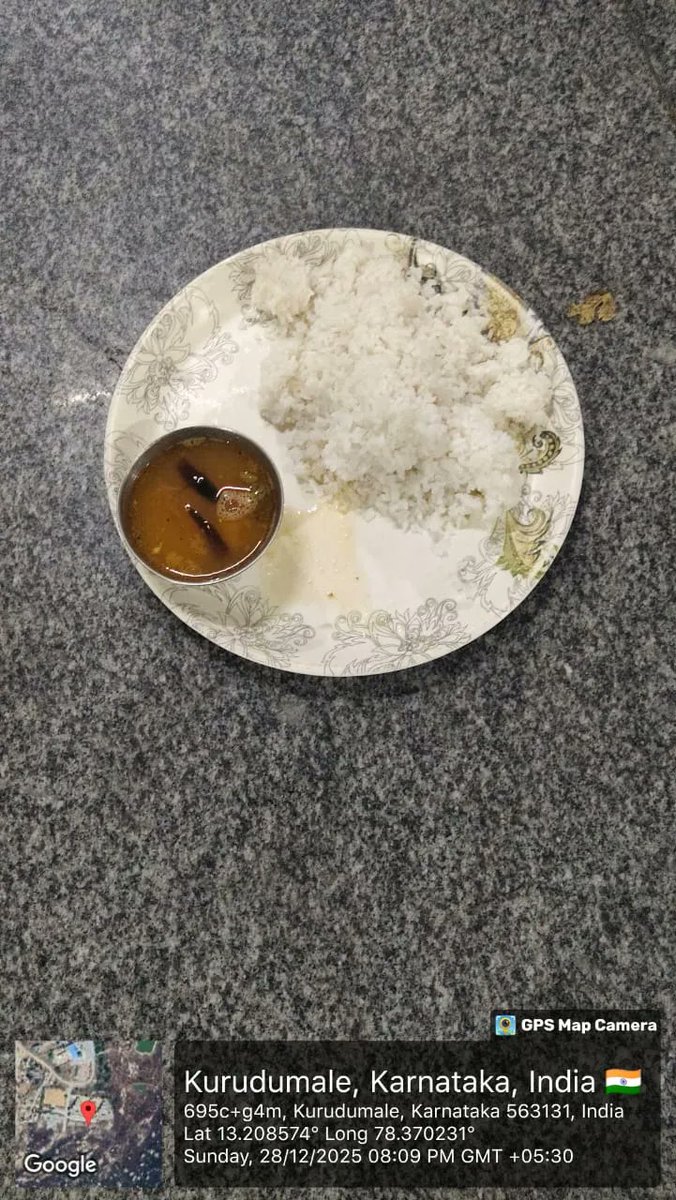 Krcrs397's tweet photo. Dinner  #SocialAudit_SWDMeals #SocialWelfare_Karnataka https://t.co/pRN8FVJ3A3