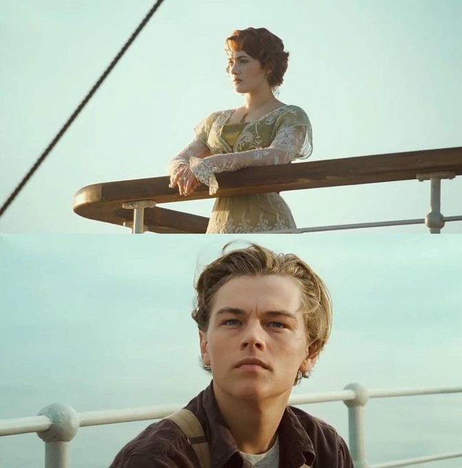 TuitaWill's tweet image. E aqui nasceu a história mais linda do cinema e só minha opinião importa. 🥹 #Titanic