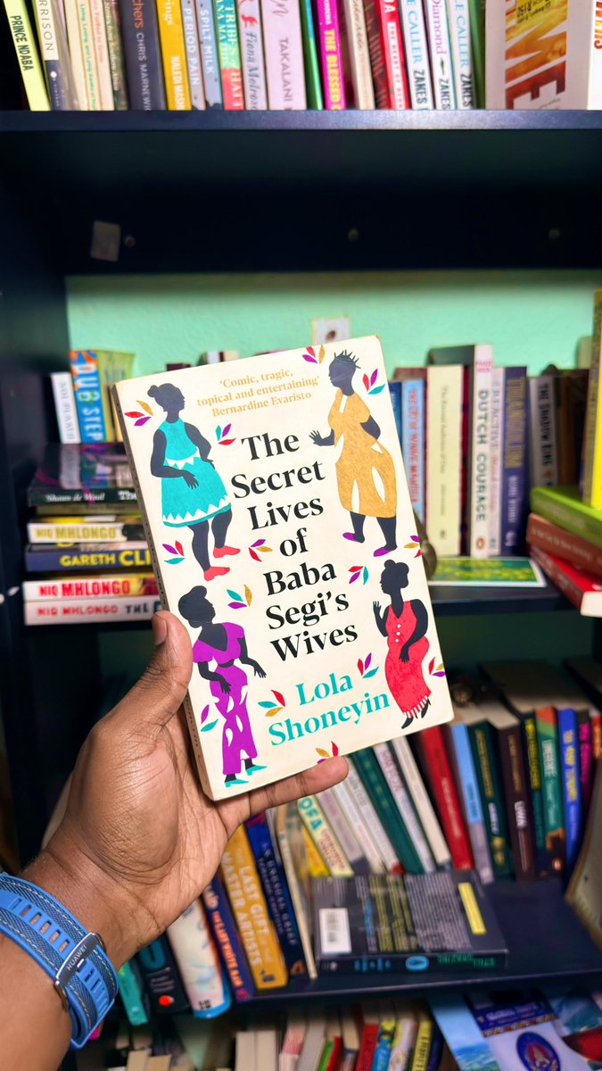 Found my copy of my bookclubs Jan Read The secret lives of Baba Segis Wives by Lola Shoneyin. 
I just know the meeting is going to be very entertaining. I wish we could skip to the 11th of January now… 

Click here if you would like to join the Bookclub: docs.google.com/forms/d/e/1FAI…