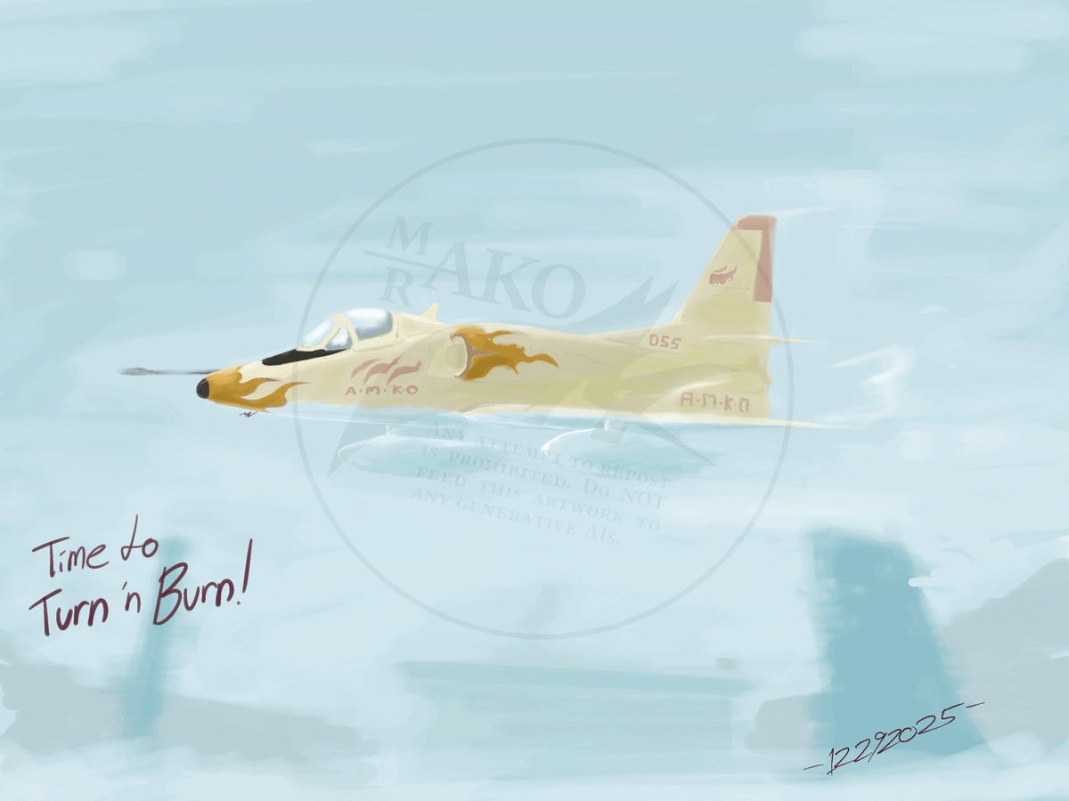 xaicy06's tweet photo. “Permission to fly-by? What the heck are you think, some goddamn maver- ooh My God!”

”Krrzt-I’m borrowing this! Won’t scratch the paint!” https://t.co/gIKSpi0OVU