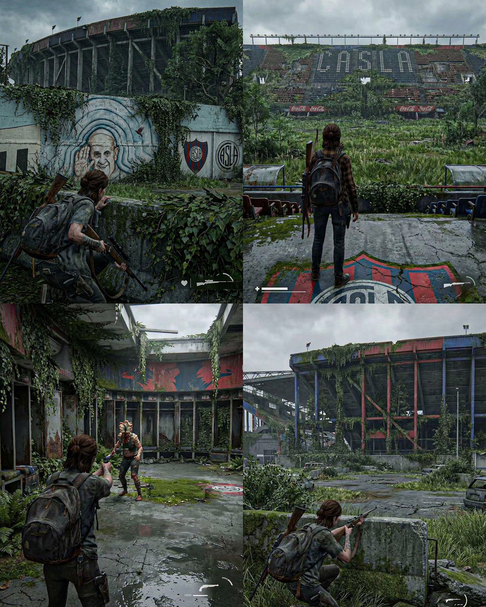 Juanpi_Ugarte's tweet image. 🔵🔴🎮 San Lorenzo en The Last of Us: el Pedro Bidegain ambientado en un mundo apocalíptico.

🎨 Gamer Dreams AI