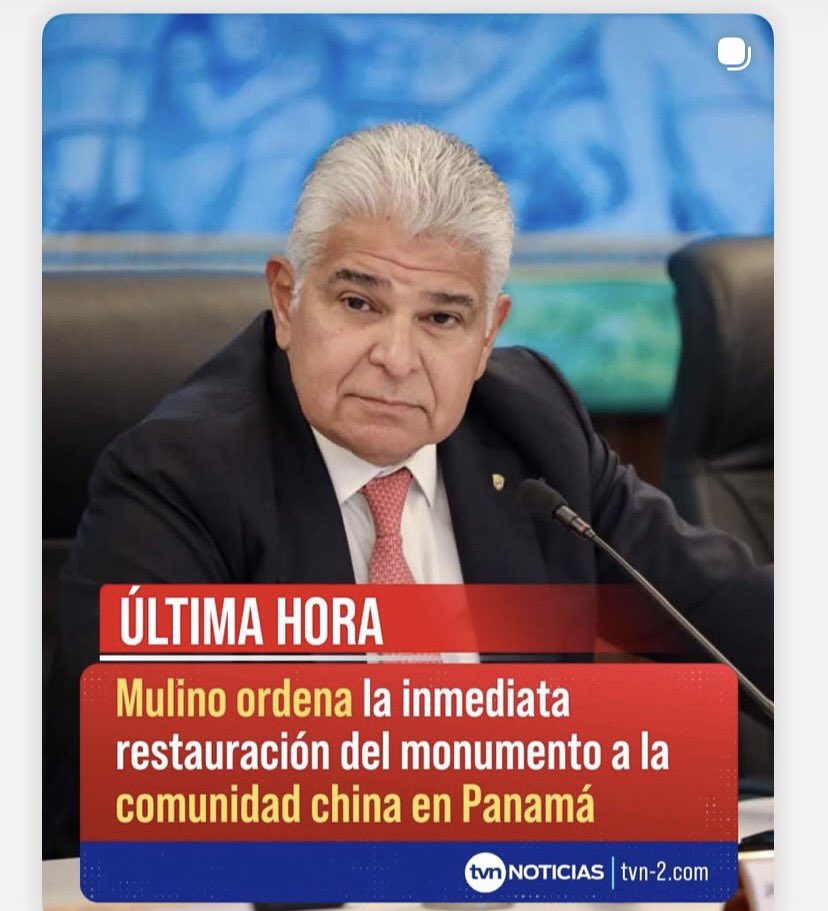 Porque se les prendio el rancho con la comunidad china, sino no hubiera ordenado nada. No le creo ni un poquito la “buena voluntad” de Mulino