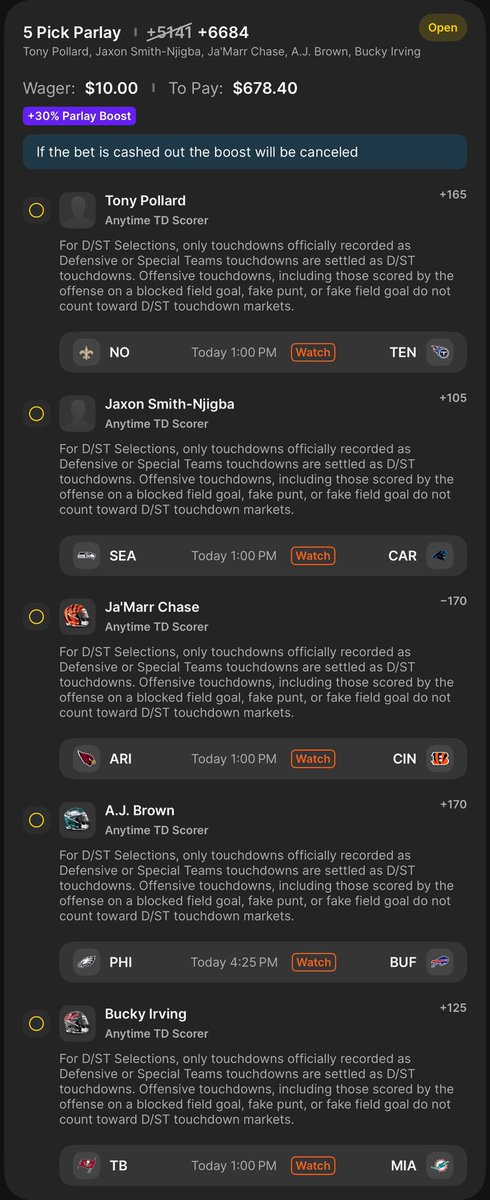 JuiceBoxLocks's tweet image. Let’s cash a TD parlay🤝🏼

@Playbook