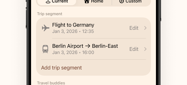 A screen I designed for <a href="/gettravelapp/">The Travel Company</a>: