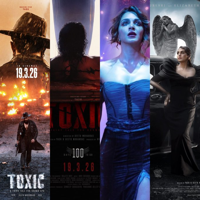 March 2026 releases — BookMyShow interest 📊🔥

#Dacoit 20K+ | #Peddi 100K+ | #Dhurandhar2 1.3K+ | #TheParadise 55K+
➡️ Combined = still LESS than #TOXICTheMovie at 253K+ 😮
The gap says it all 💥
#ToxicOnMarch19 #YashBOSS