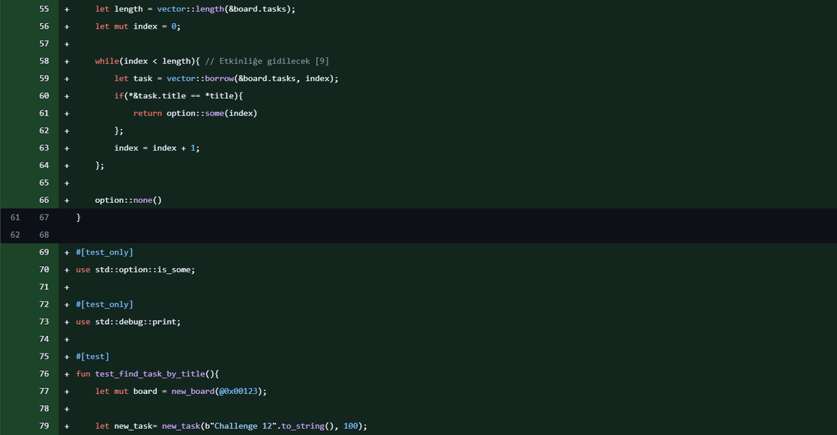 Day 12 / 21 – Sui Challenge           

Today’s progress:                  

-I learnt about the Option type and wrote a function to find tasks by title.

github.com/merndvlper/SUI…

<a href="/saliht0re/">salih</a> <a href="/Busr_ye/">Büşü</a> <a href="/isa91469/">İsa Karasaç</a> <a href="/SuiNetwork_TR/">Sui Türkiye 🇹🇷</a> <a href="/ercandotsui/">ercan.sui</a>