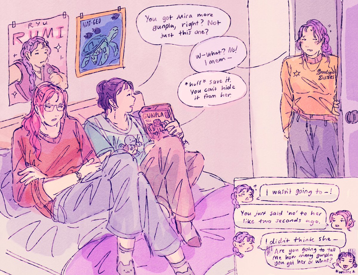 lilcuspids's tweet image. #GTCSPOILERS (ch19) #polytrix 
-
-
-
-
-
had to draw out my fave scene from this chapter :)