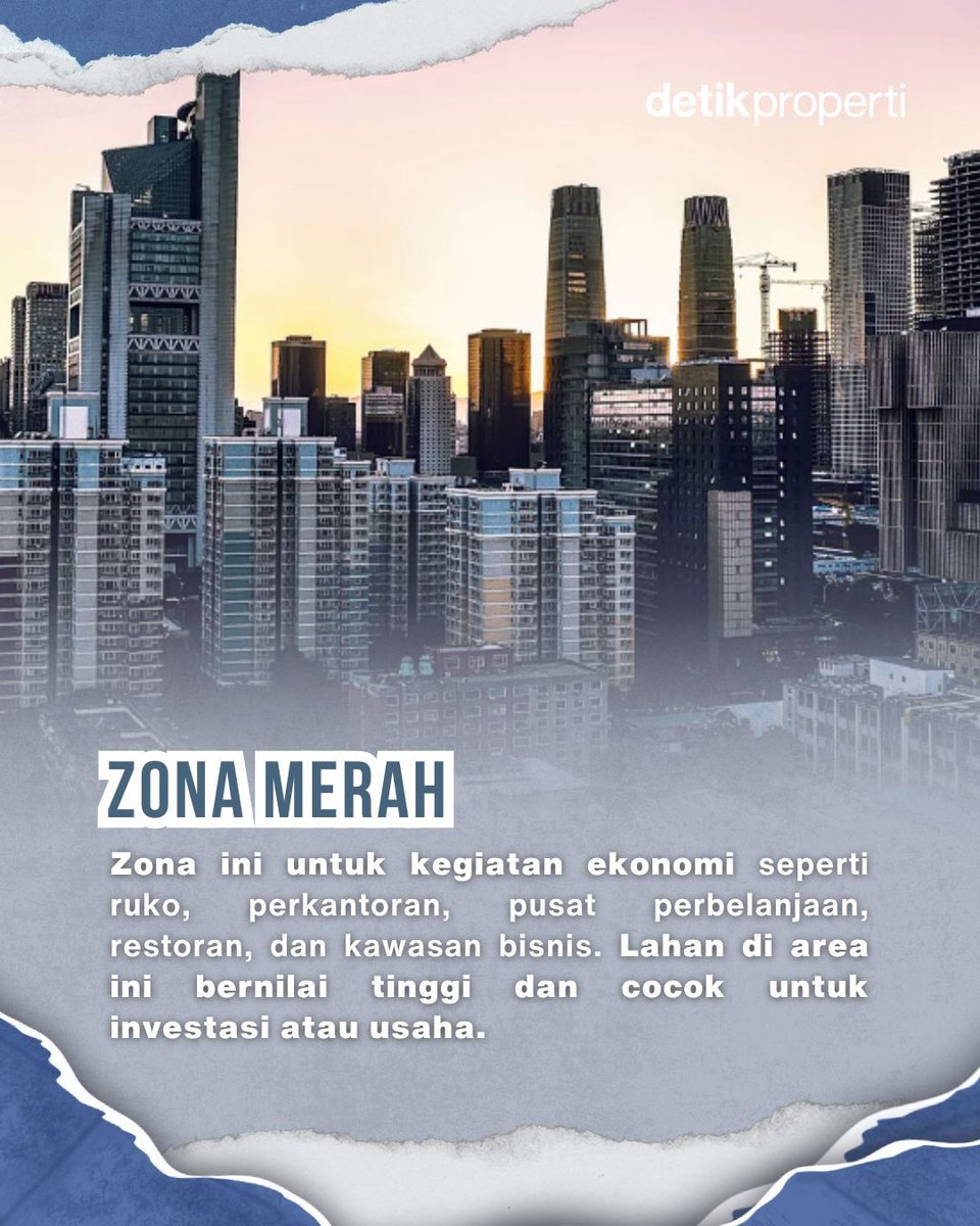 detik_properti's tweet image. ZNT adalah peta yang memetakan nilai tanah di suatu wilayah. Fungsinya bantu tata ruang dan kasih gambaran harga wajar buat masyarakat maupun investor 📄⁣
⁣
#zonanilaitanah #tipsproperti