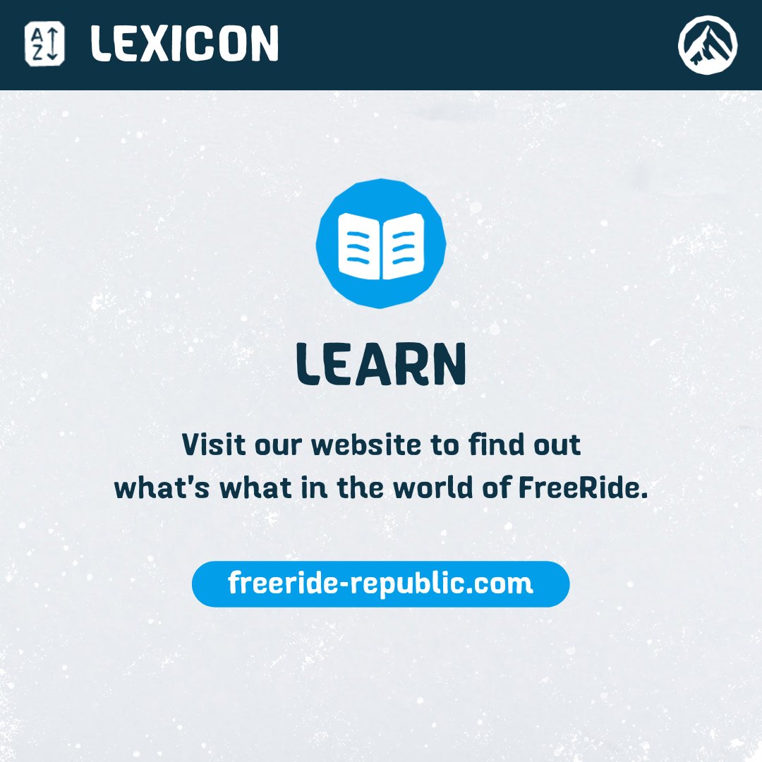 FreeRideRep's tweet image. 🏂⛷️ Learn the language of FreeRide or, if you're already fluent, why not contribute to The Lexicon yourself.

🔗 freeride-republic.com/the-lexicon/#d…

#FreeRide #Snowboarding #Skiing