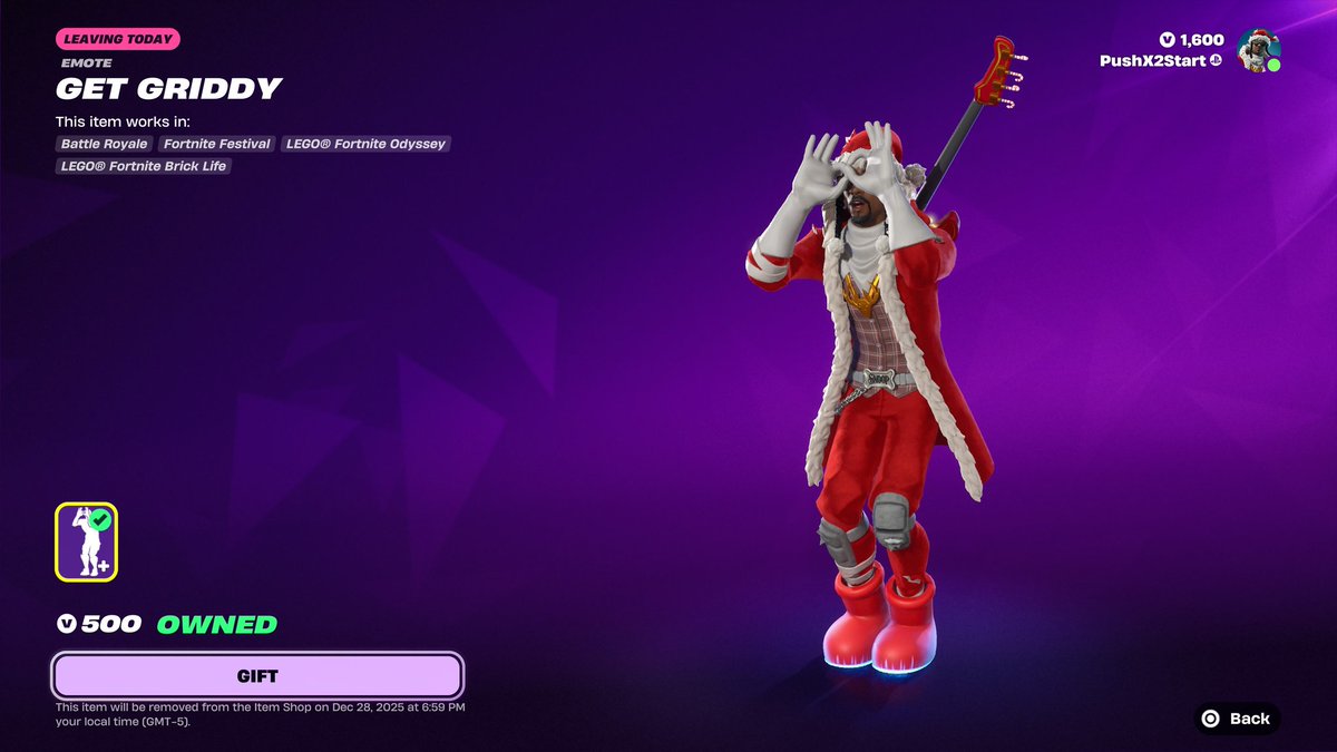 PushX2Start's tweet image. So I saw the Griddy in the shop and that some of my viewers didn't have it.

I always try to give back to my community in some way and even though it's a cheap emote, they always gang up around me to hit the Griddy.

Now they can do it anytime!

#Fortnite