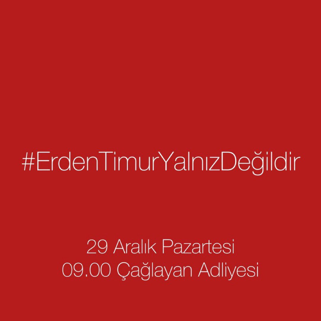 Herkes torbacısı ile ne halt yerse yesin, biz ayık kafa ile gidiyoruz. Çok şükür… 😎 

#ErdenTimurYalnızDeğildir