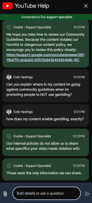 Cole Hastings tweet media