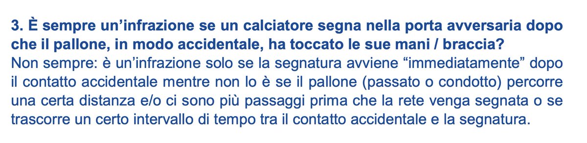 maxbonola's tweet photo. @LorenzoSavio4 @GMaledetti @Calvarese_ @AlessioBuzzanca @AIA_it @OfficialSSLazio Visto che insisti con il sofismo (anche un po' saccente) sotto trovi il regolamento. 
Se per te, Calvarese &amp; co tutto ciò è cristallino, questione di opinioni, non certo di oggettività e conoscenza!
Per me e altri il tocco di braccio avvantaggia in modo determinante l'attaccante. https://t.co/fb0hIJtlI2