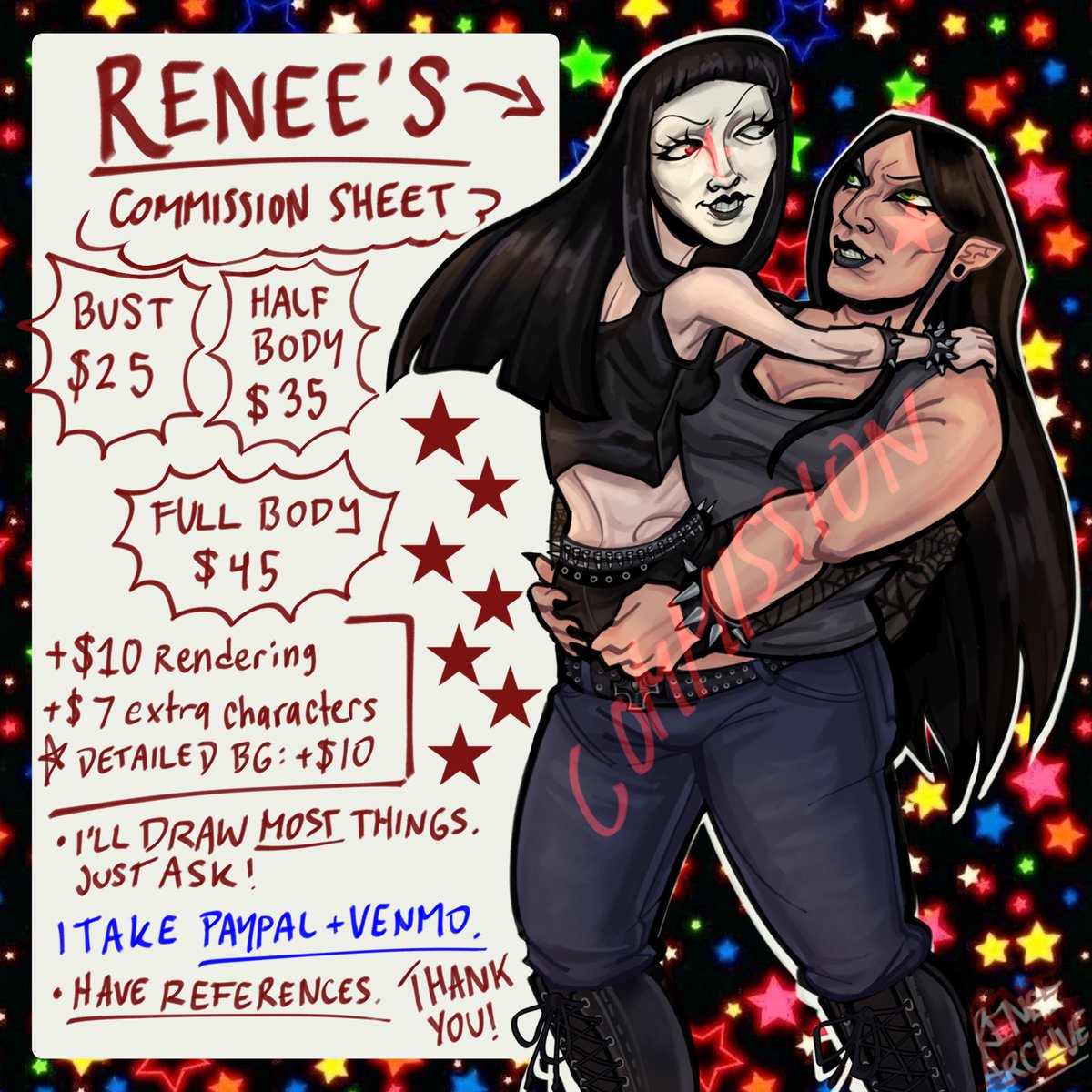 renee ☆ COMMS OPEN tweet media