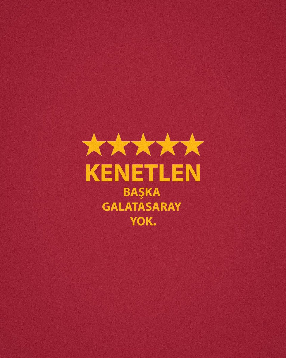 Kenetlen Başka Galatasaray Yok 💛❤️