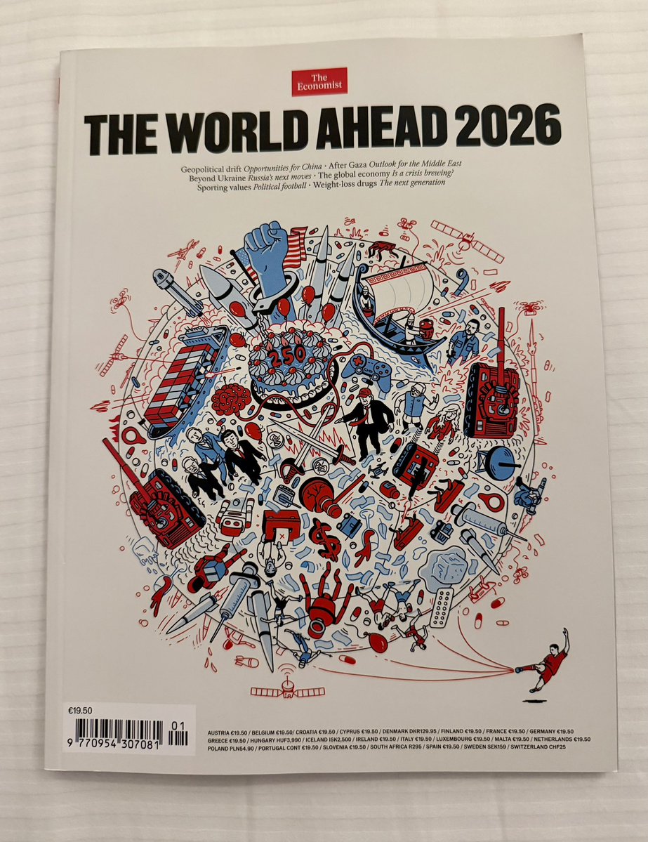 La portada de The Economist sobre 2026 no anuncia un apocalipsis, sino algo más inquietante: la normalización del desorden. Un mundo saturado de deuda, guerras permanentes, tecnología sin control y política emocional. No hay centro, no hay equilibrio, solo un sistema que sigue