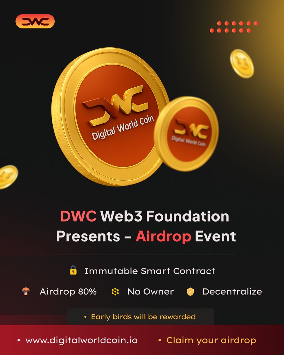 DWCWEB3's tweet image. 🚨 AIRDROP ALERT 🚨
Free bags for early believers 💰
Don’t blink  moon time 🌕

👉 Follow @DWCWEB3
👉 Like &amp;amp; RT
👉 Drop Your #Bep20 wallet address.

#Airdrop #FreeCrypto #Bullish 🚀