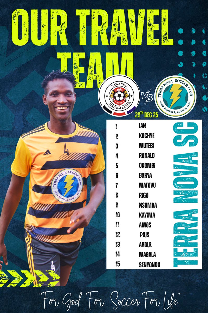 TerraSoccer's tweet photo. "Team update! 🚗🚌 Our Terra Nova SC traveling squad is geared up and ready for tomorrow's showdown at Mess Pitch! 😎 Big shoutout to our away fans coming to support! 💪 Let's make some noise for Michael 🙏 #TerraNovaSC #RoadToMess #SoccerTime" https://t.co/5pQF8fJre9