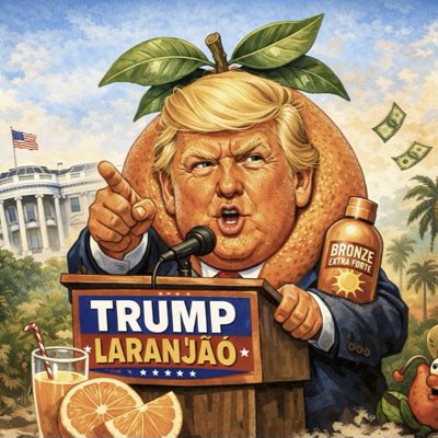 TRUMP LARANJÃO tweet media