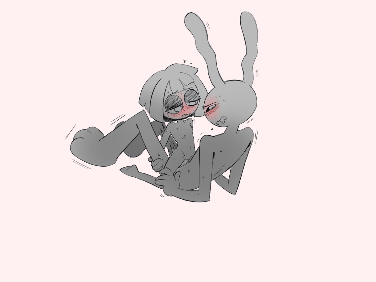Kutie001's tweet photo. We all agree that Pomni tops, yeah? #funnbunny #JaxxPomni #tadcnsfw #genitalcircus https://t.co/KDSadIJFOl