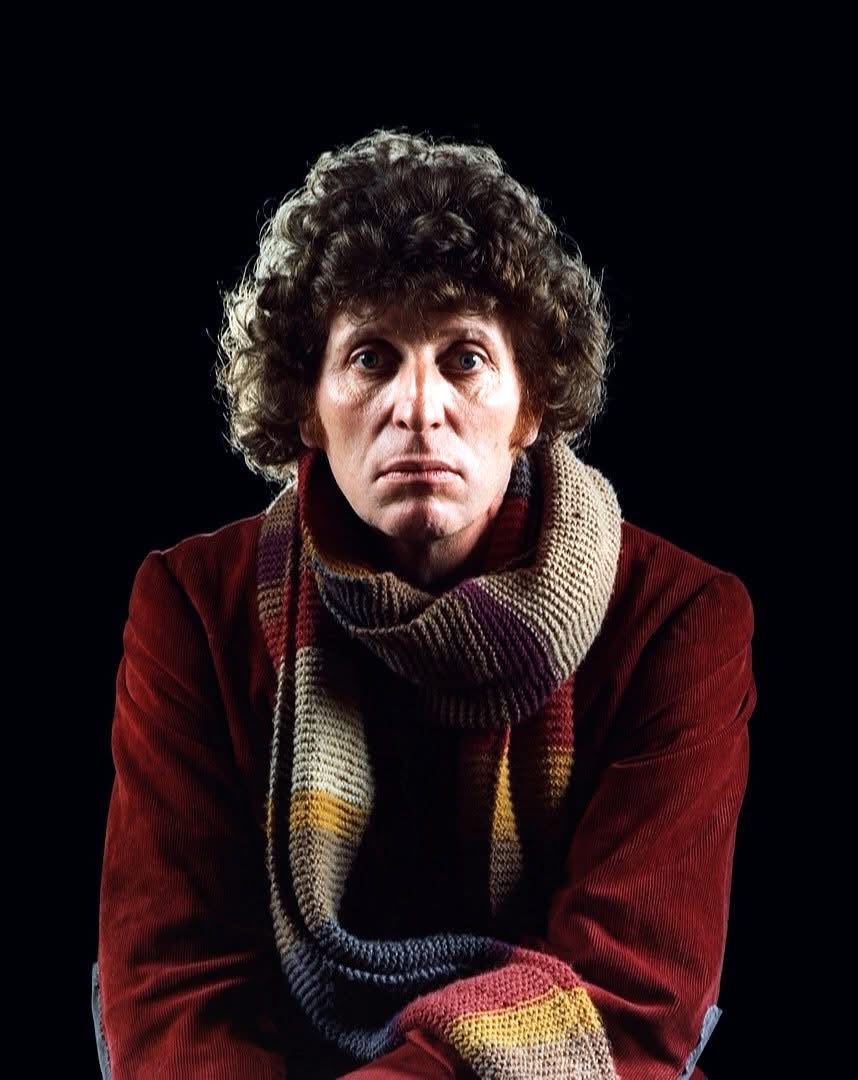 ElizaH64344's tweet image. A stare that could stop an army. The Fourth Doctor - the ultimate alien, and my hero ❤️