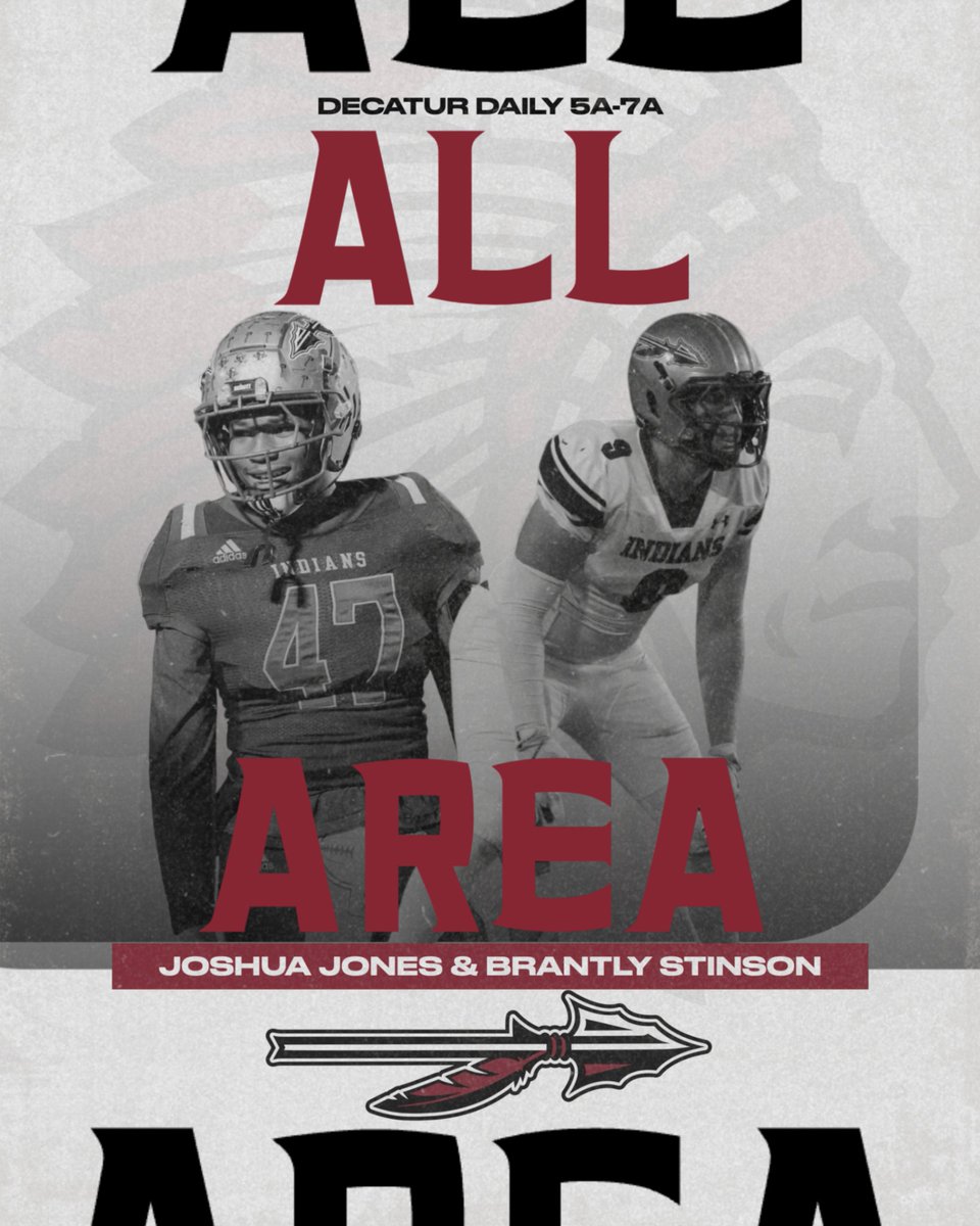 Congrats to 
J.J. and Brantly for making the Decatur Daily 5A-7A All-Area Team! 
#BET