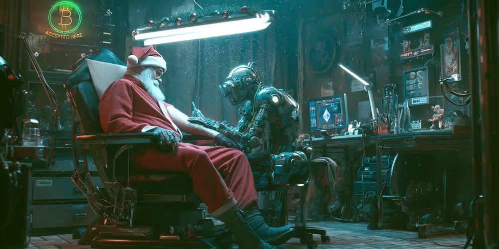 HODL_Rooster's tweet photo. Great #DrunkSanta art from @painter_crypto 

Mint opens a couple more days https://t.co/nyXmeB89W6