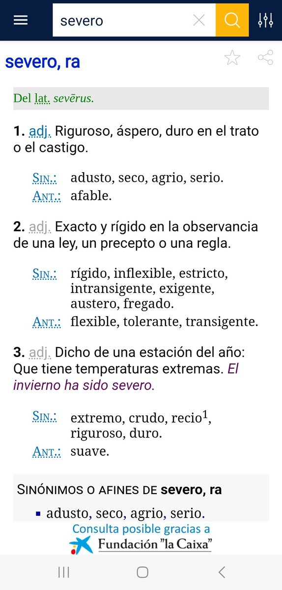 anagalera5's tweet photo. @cavevulpem En la RAE no se contempla esa acepción. Al menos de momento. https://t.co/m4SRds9OGy