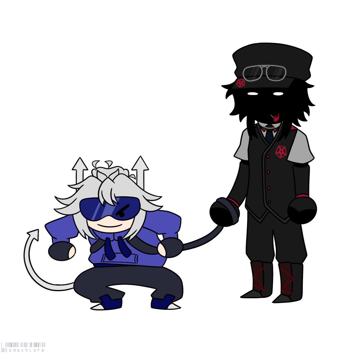 constantly hyperactive x constantly tired duo #pressureroblox #pressureHQ #VectorHQ #MachHQ