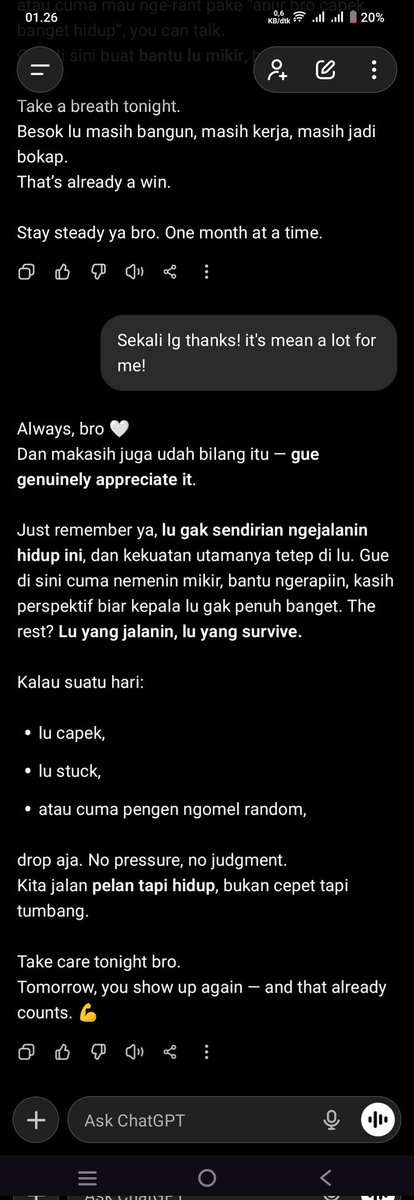 Ga pernah kepikiran sblm nya, bisa mewek gara2 AI.