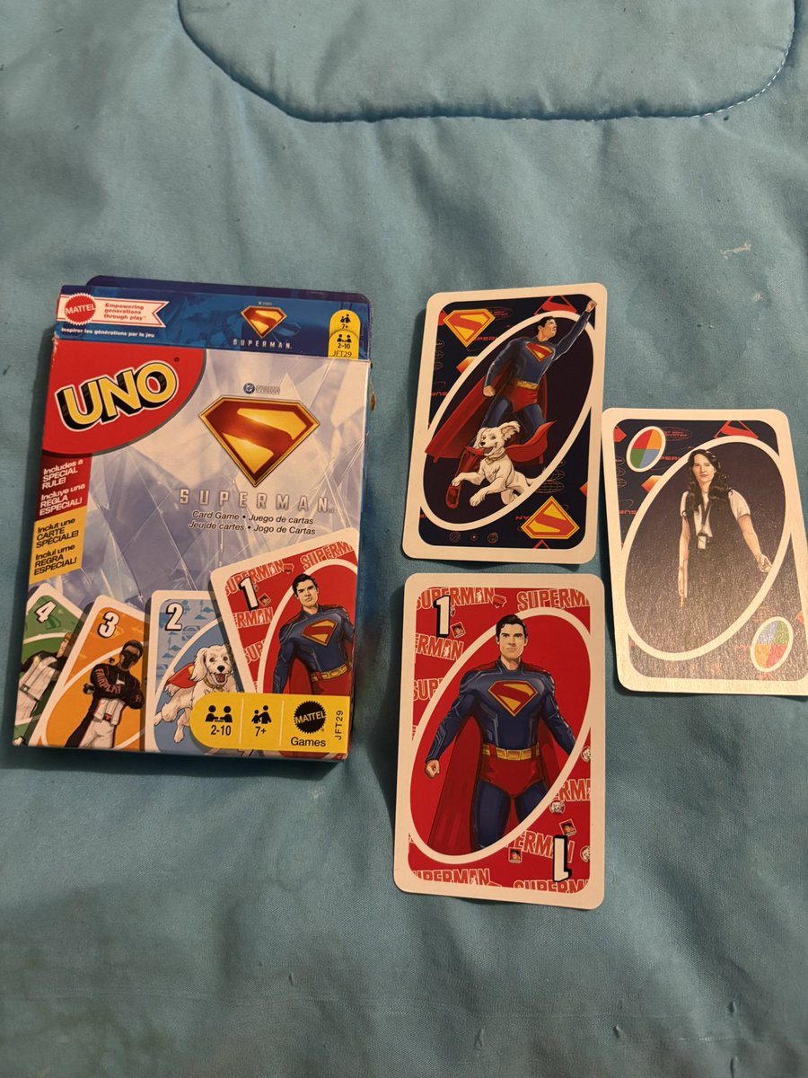 How about a game of Superman Uno? 🙂 
#Superman #Uno