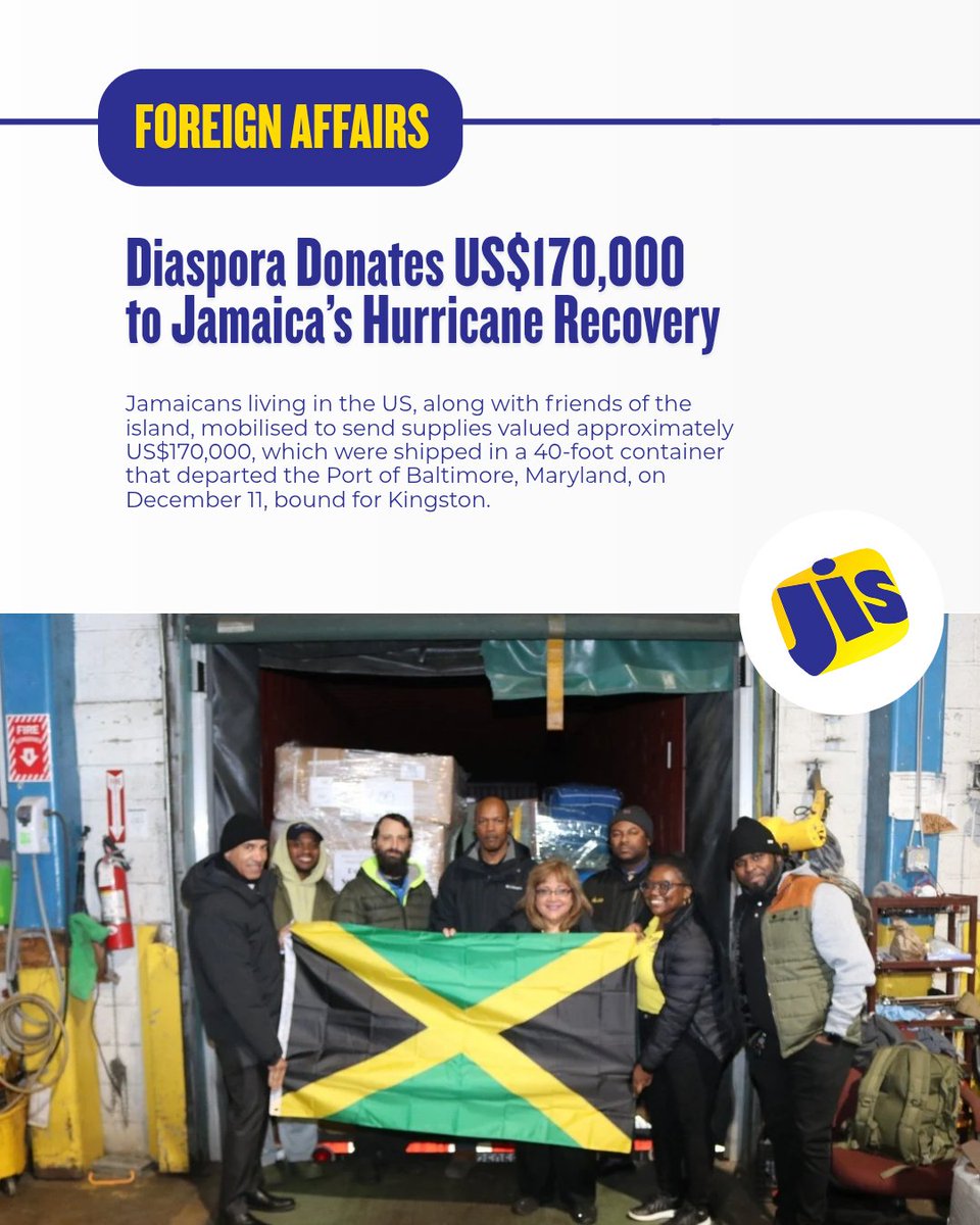 Jamaica’s Ambassador to the United States (US), His Excellency Major General (ret’d) Antony Anderson, has expressed heartfelt gratitude to the Diaspora partnership in the US facilitating a shipment of critical relief supplies to residents of communities in parishes devastated by
