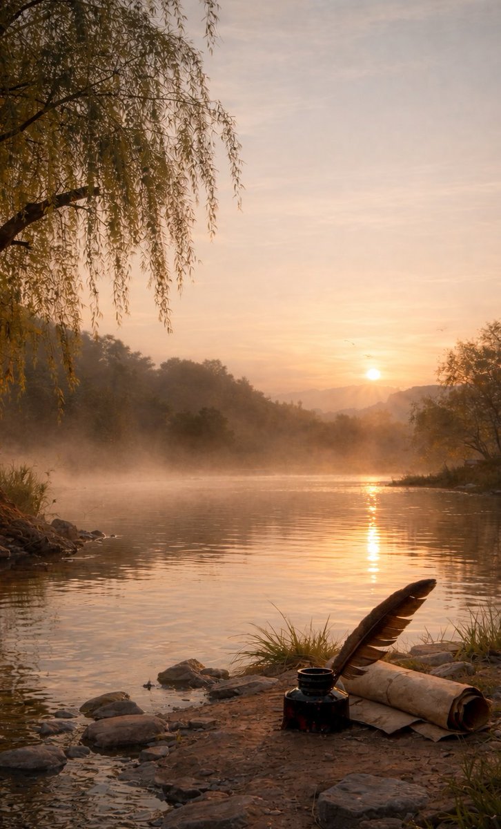 ~مَن قَالَ إنّناٰ غُرَباءْ؟
نَحنُ قَصِيدةٌ ⋯
عَلىٰ ضِفَافِ صَفْصَافَةٍ
تَعرِفُهٰا مَآذِنُ النُّور
مُرَتَّلةٌ بِالْحُبِّ
قَافِيتُهاٰ تَبَتلّ
وَحِبرُهَاٰ اْلخَافِتُ
يُطوِّقُ العُمْرَ
وَنَحنُ فِيهِ
بِأَلْفِ مَدًىٰ
مِنَ التِّيهِ
وَالسَّرْمَد!

#مساء_الخير #Amina_Alhashami